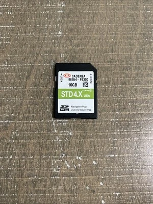 USED OEM KIA NAVIGATION MAP SD CARD 96554-F6300 - Image 1 of 2