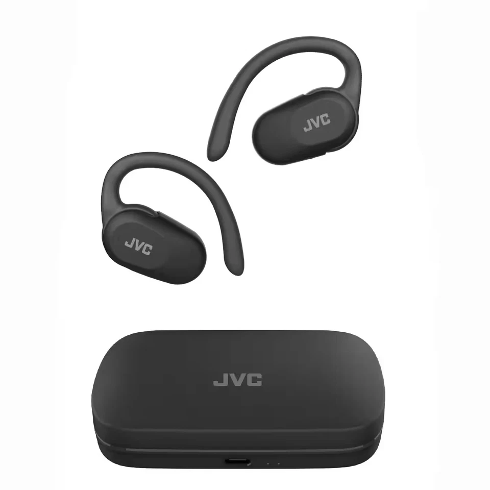 JVC - Open-Ear Headphones HANP40TB - Black - Image 1 of 1