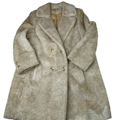 Chaqueta de piel sintética Style VI Ltd para mujer talla 44 manga larga longitud media Foto 1 de 4