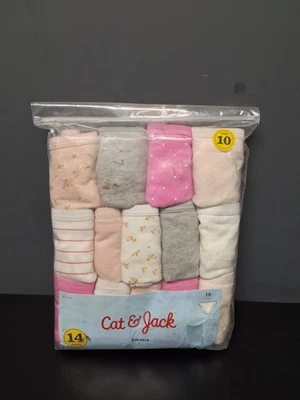 Pack de 14 ropa interior de bikini Cat & Jack para niñas talla 10 Foto 1 de 2