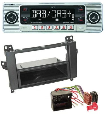 Dietz Bluetooth MP3 DAB USB Autoradio für Mercedes Vito Viano W639 06-14 - Bild 1 von 4