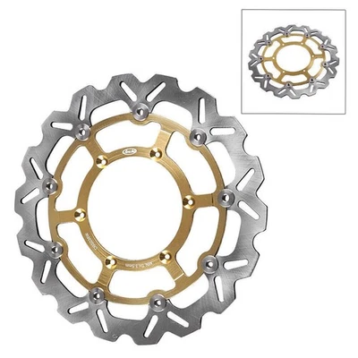 1x 310mm Front Brake Disc Rotor Fit Suzuki DRZ400SM 2005-09 2006 2007 2008 Gold - Image 1 of 4