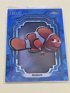 2024 Topps Chrome Disney Sapphire Marlin #106 Sapphire Refractor Nemo - Picture 1 of 2