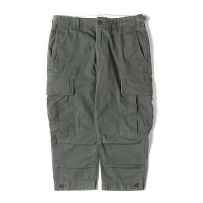 Engineered Garments Ripstop Cropped Cargo Pants 34 Black Cotton Durable JAPAN - Image 1 of 4