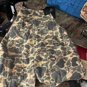 Mossy Oak Herren Latzhose Gr. XL Thermo Camo Break Up Jagd Reißverschluss Beine - Bild 1 von 2