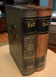 Wooden Faux Book Hidden Storage Stash Box 7.5 X 6 X 3.5" - Picture 1 of 10