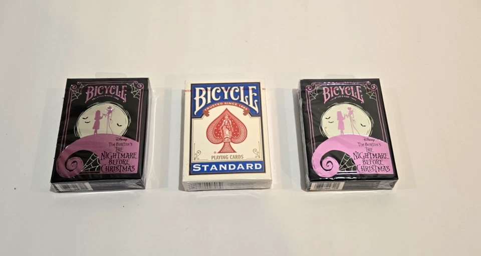 Bicycle Disney Tim Burton's Nightmare Before Christmas Inspired Playing...