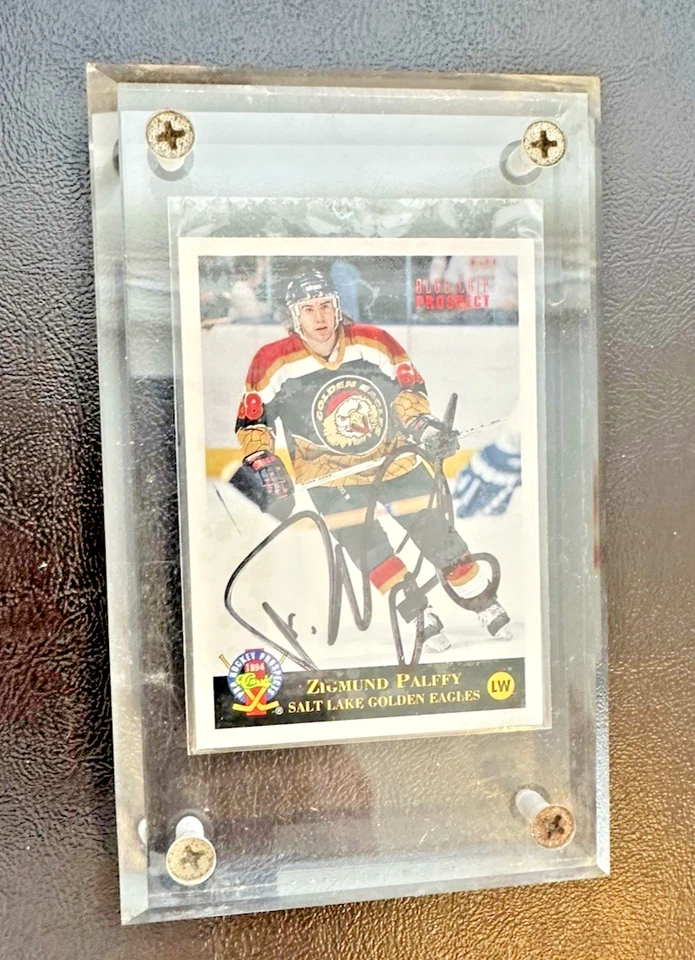 1994-95 Classic Pro Prospects Zigmund Palffy Salt Lake Golden Eagles #50 Signed - Image 1 of 3