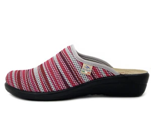 Pantofole Donna Estive Chiuse 37 Fuxia Fantasia Zeppa Bassa Antiscivolo FLY FLOT - Imagen 1 de 5