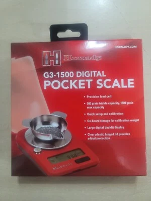 Báscula electrónica Hornady G3-1500 roja 1500 gr 050104 Foto 1 de 3