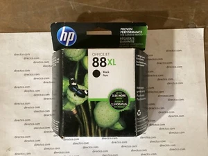 Cartucho de tinta de alto rendimiento HP 88XL genuino C9396AN OfficeJet negro (12/15) sellado - Imagen 1 de 3