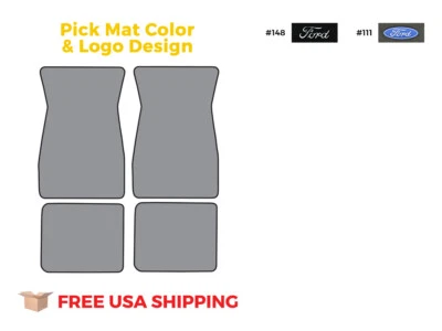 FITS 1972-1973 Ford Gran Torino Floor Mat 4pc Loop Foto 1 de 4