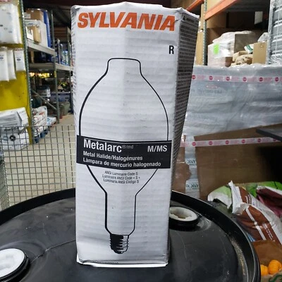 Sylvania Super Metlarc 1000 瓦 64435-1 BT56 透明灯泡 金属 HALIDE NOS — 第 1/4 张图片
