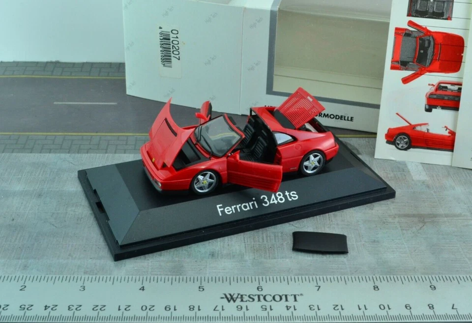 Coche Herpa 010207 Ferrari 348 tb rojo escala 1/43  Foto 1 de 3