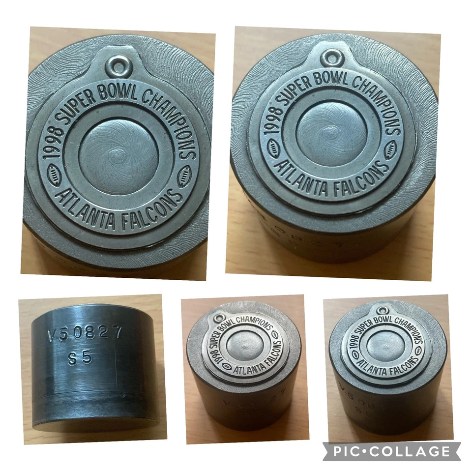 Atlanta Falcons￼￼ NFL Football 1998 Super Bowl Champions Steel Master Die Hub - Image 1 of 4