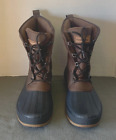 Canadiana Mens 3m Thinsulate Winter Boot Brown Black Size 13