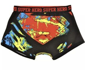 MENS NOVELTY CHARACTER BOXER SHORTS UNDERWEAR 100% OFFICAL **SUPERMAN**