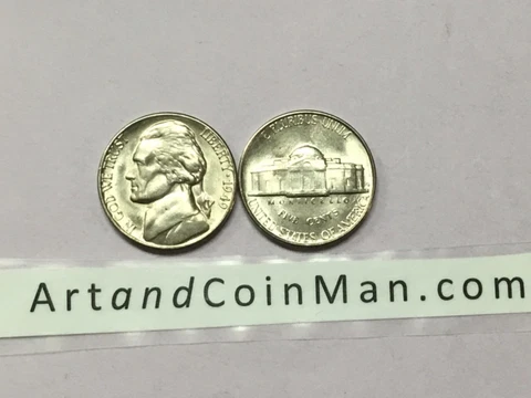 1949 S JEFFERSON NICKEL UNCIRCULATED BU NICKEL! NICE COIN! Cover