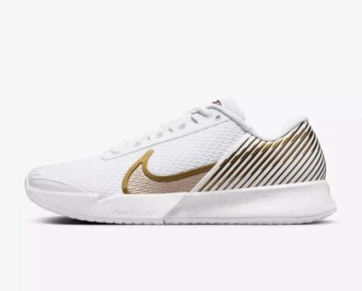 Nike Court Vapor Pro 2 HF3632-100 Men's 11.5 White Hard Court Tennis Shoes WMB - Image 1 of 4