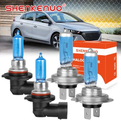 Kit combinado de bombilla halógena de haz alto/bajo 9005 H7 para Hyundai Ioniq 2017-2021 Foto 1 de 4