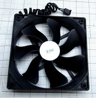 Case Fan 120mm x 25mm - Cooler Master - 3-pin - clean & quiet - Image 1 of 3