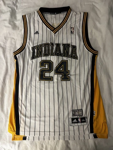 Vintage Authentic Hardwood classics NBA Indiana Pacers Paul George jersey Cover