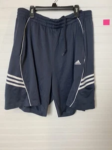 Pantalones Cortos Atléticos Adidas Para Hombre Azul Clima Cordón Talla XL - Imagen 1 de 6