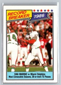 1987 Topps #6a Dan Marino - Picture 1 of 2