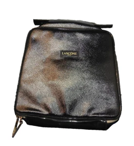 Lancome Black Make up travel bag with small rose gold make up bag - Picture 1 of 6