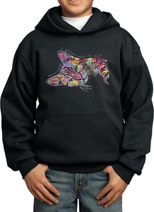 I Wish I Was My Sleepy Cat Kids Pullover Hoodie - Picture 1 of 8