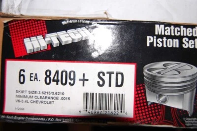 Hi-Tech 8409 STD Set of 6 Pistons for 3.4L Chevrolet - Image 1 of 3