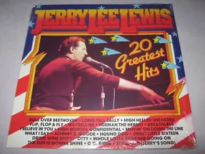 JERRY LEE LEWIS 20 Greatest Hits MINTY SEALED 12" Vinyl LP UK Best of Collection - Picture 1 of 4