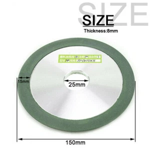 150mm Resin Diamond Grinding Wheel Abrasive Wheel For Carbide Metal Cutter Tool - Picture 1 of 6