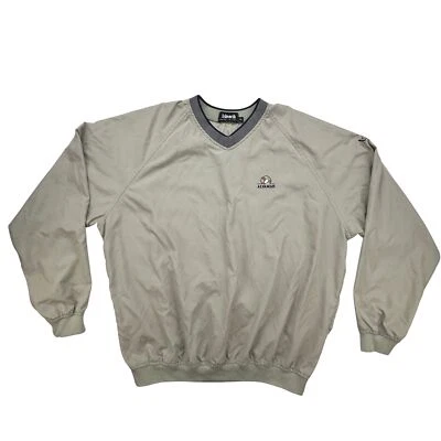 Пуловер мужской Ashworth XL ветровка для гольфа логотип ALVMAR бежевый сделано в США - Изображение 1 из 4