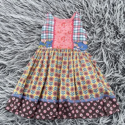Matilda Jane Bethany Fancy Shasta Dress Friends Forever Girls Size 6 - Image 1 of 4