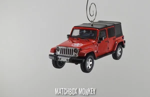 2014 Jeep Wrangler Unlimited Freedom Edition 4 Door Christmas Ornament 1/43 X XJ - Picture 1 of 8