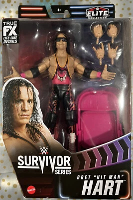 WWE MATTEL ELITE SURVIVOR SERIES BRET THE HITMAN HART WRESTLING NWO DX WCW WWF - Image 1 of 2