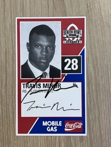 Travis Minor FSU Florida State Seminoles Signed 2001 SENIOR BOWL CARD COA - Picture 1 of 1