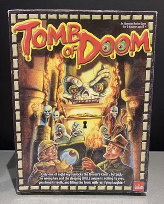 SPARES REPAIRS PARTS Vintage 1999 Goliath Board Game Tomb of Doom Skull Themed - Image 1 of 4
