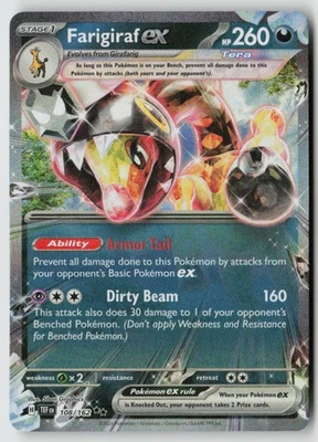 Farigiraf ex 108/162 - SV05: Temporal Forces  - PTCG - Image 1 of 2