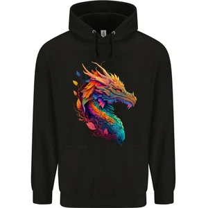 A Fantasy Dragon Childrens Kids Hoodie - Picture 1 of 3
