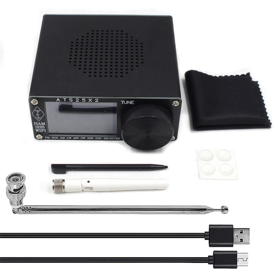 ATS-25X2 FM RDS APP Allband-Radioempfänger FM/RDS/AM/LW/MW/SW/SSB 2.4" - Bild 1 von 4