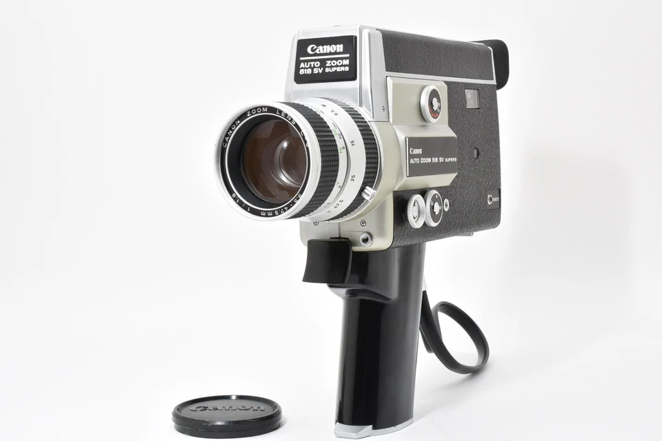 Probada 🌟 Casi Como Nueva 🌟 Cámara de Película Canon con Zoom Automático 518 SV Super8 8 mm JPN Foto 1 de 4
