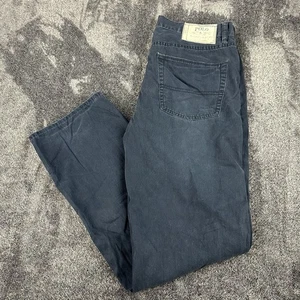 Polo Ralph Lauren Pants Mens 32x30 Navy Blue 650 Straight 5 Pocket Chino - Picture 1 of 15