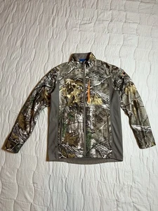 Field & Stream Hunting Jacket Youth Large Camo Real Tree Full Zip Outdoor Fleece - Picture 1 of 5