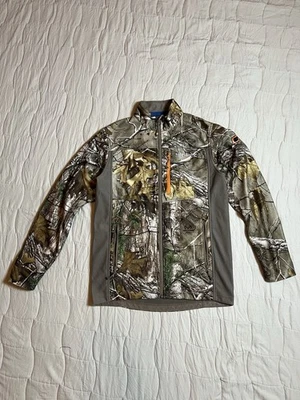 Field & Stream Hunting Jacket Youth Large Camo Real Tree Full Zip Outdoor Fleece - Image 1 of 4