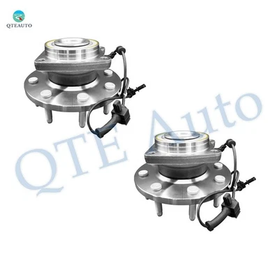 Par de 2 conjuntos de cojinetes de cubo de rueda delantera para Chevrolet Silverado 3500 HD 2011-2019 Foto 1 de 4