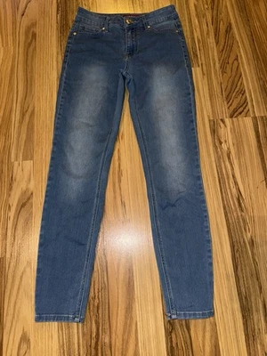 Pantalones de mezclilla Guess para mujer 26 azul tahiana calce cintura alta ajustados suaves cómodos moda Foto 1 de 4