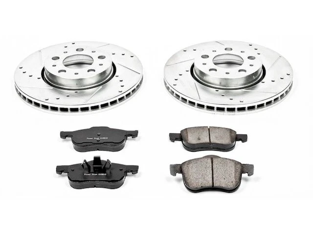 Kit de pastillas de freno delanteras y rotor para 99-09 Volvo S60 S80 V70 XC70 2.5T AWD MS22J5 Foto 1 de 1