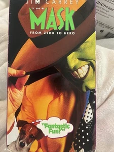 The Mask VHS 1995 Jim Carrey Cameron Diaz Free Shipping From Zero To Hero - Foto 1 di 8
